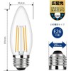 E26 Base Omnidirectional Chandelier Bulb, 4W, 40W Equivalent, Base Diameter