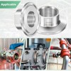 M METERXITY 1-Pack Tri Sanitary 1.5 in Clamp Fittings to