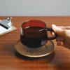 Kinto Sepia Non-Slip Saucer 130mm (Teakwood) / 킨토 세피아 논슬립