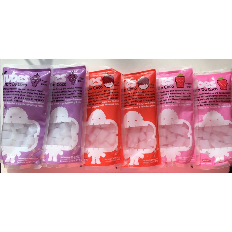 Jubes Nata De Coco Pack of 6 (Assorted Combo)