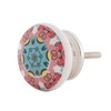 Knober Set of 10 Ceramic Furniture Knobs Mandala Energy Shabby-Chic
