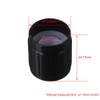 Yibuy 10pcs Aluminum Volume Control Dome Knob Swivel Knob for