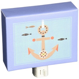Oopsy Daisy Redbeard and Crew Night Light, Anchors and Sails, 5" x 4"