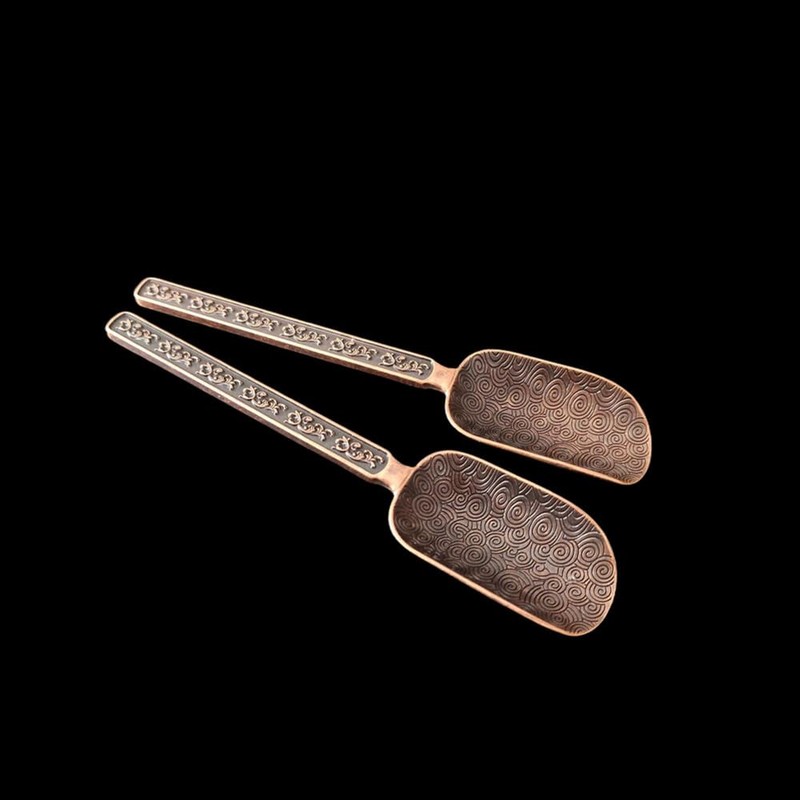 2 Pack Metal Measuring Shovel Spoons for Tea and Coffee,