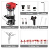 TEENO Wood Router, 6.5 Amp 1.25 HP Compact Router Tools