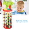 Colorful Wooden Knock Ball Ladder Toy Intelligence Development Kids Children