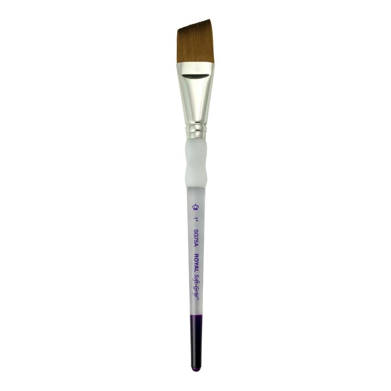 Royal & Langnickel Soft Grip Synthetic Sable Watercolour Paint Brushes