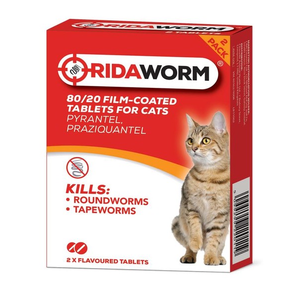 Ridaworm - Cat Worming Tablets - 2 Pack - All