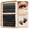 LASHVIEW Lash Clusters, Fluffy Cluster Lashes 9-18mm MIX Volume Lashes