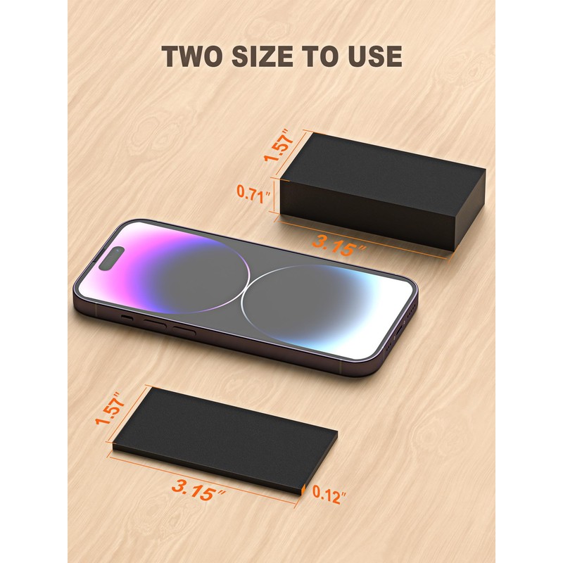 SARDVISA Furniture Wall Protector, 8Pcs(0.71" Thick) + 12Pcs(0.12" Thick) EVA