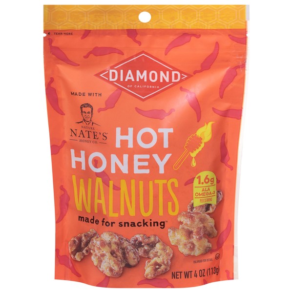 Diamond of California Diamond of California Hot Honey Walnuts, 4