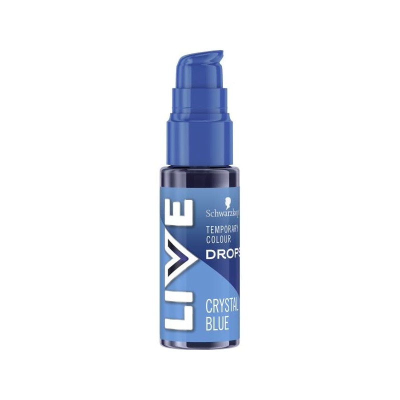 Schwarzkopf LIVE Colour Drops Vegan Semi-Permanent Blue Hair Colour, 2