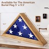 TJWZXX Flag Case - Burial Flag Display Case 5' x