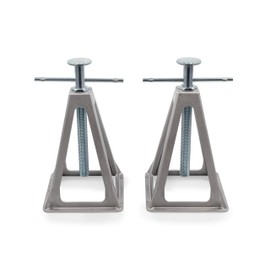 Camco 44561 Olympian Aluminum Stack Jacks, Stabilize and Level Your RV Or Camper - 2 Pack