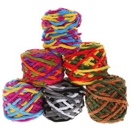 COHEALI 6rolls Chunky Crochet Yarn for Knitting of Multi-Color Acrylic Yarn for Sweater Scarf and Blanket Projects Comfortable and Crafting Supplies for Beginners