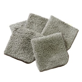 Hotel Handkerchief, Set of 5, Handkerchief Towel, Made in Japan, Senshu Towel (Approx. 7.9 x 7.9 inches (20 x 20 cm), Gray