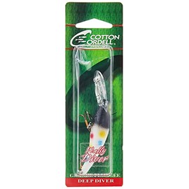 Cotton Cordell Wally Diver Walleye Crankbait Fishing Lure, Accessories for Freshwater Fishing, 2 1/2", 1/4 oz, Wonder Bread
