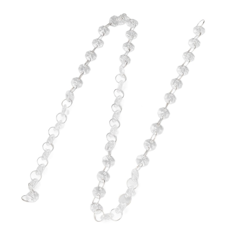 10pcs Crystal Chain Crystal Garland Strand Assemblable Acrylic Hanging Bead