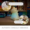 Luminara Flameless Dinosaur Figural Color Changing LED Candle, 5.7" x