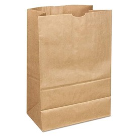 Perfect Stix 52lb Kraft Brown Paper Shopping Bags- Pack of 50ct