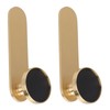 2Pcs Towel Hook Brass Clothes Coat Robe Hanger for Bathroom
