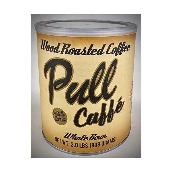 Pull Caffe Wood Roasted Coffee Med Dark 2 lbs