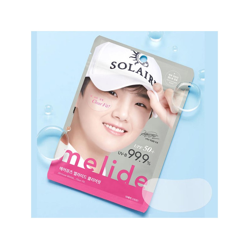 AirMuse 에어뮤즈 멜라이드 클리어핏 투명 썬 패치 5회분+동아제약 가그린10ml 1개