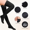 Thigh High 15-20mmHg Compression Stocking, Compression Socks for Women &