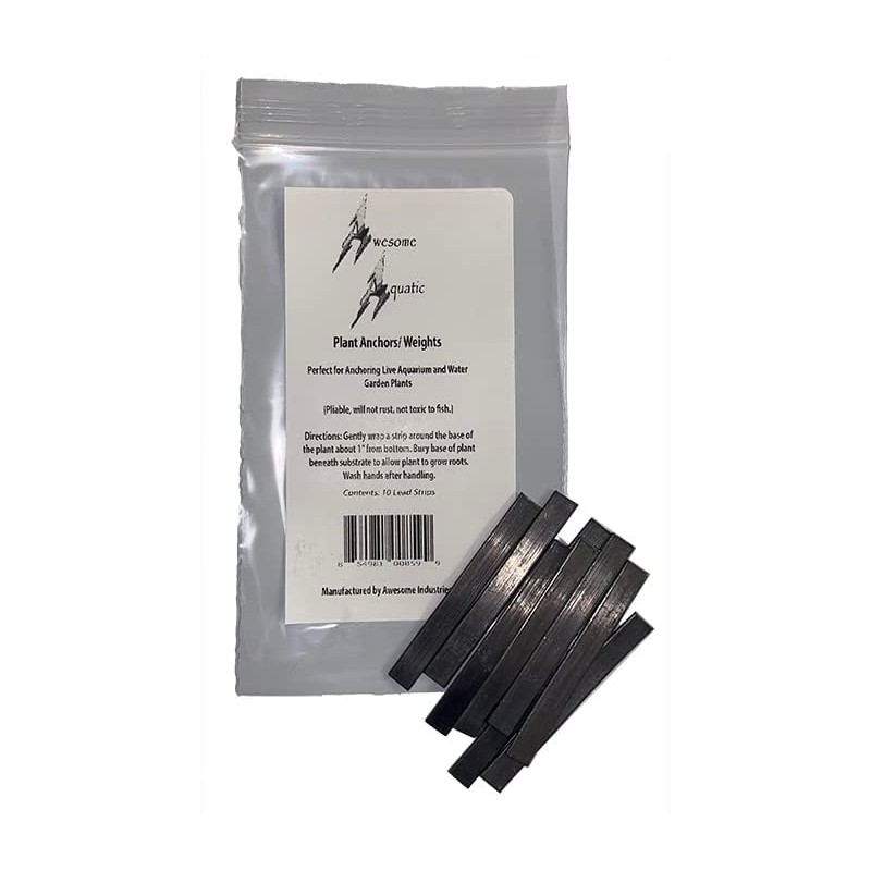 Awesome Aquatic Plant Anchors/Weights Strips Lead Ribbon Live Plants Weight
