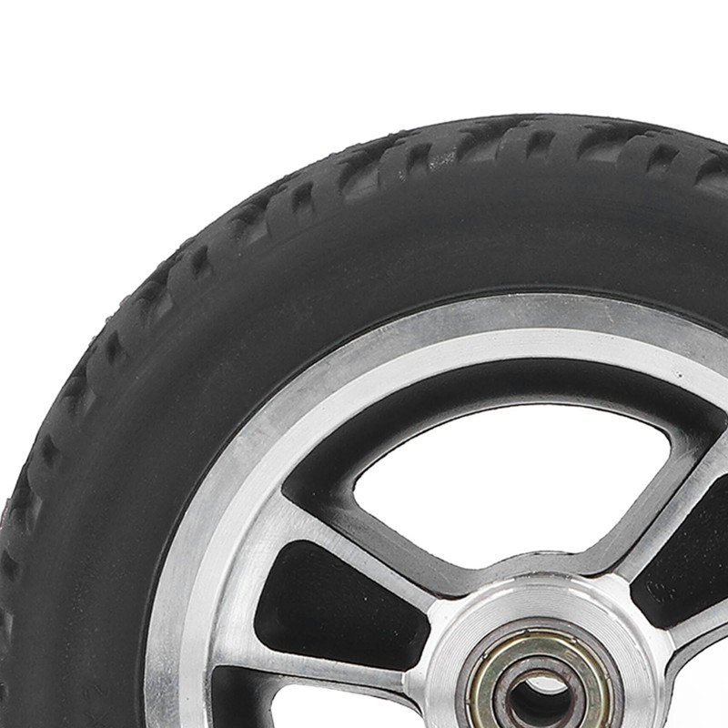 6in Wheelchair Wheel Light Sturdy Aluminum Alloy Hub Quiet Anti