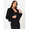 Allegra K Formal Bolero Shrug for Women's Cropped Faux Fur