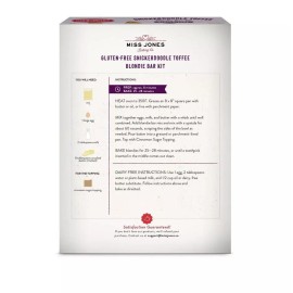 Miss Jones Baking Co Gluten-Free Snickerdoodle Toffee Blondie Bar Mix 16oz