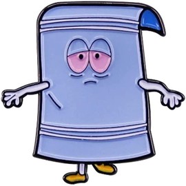 South Cartoon Park Towlie Metal Enamel 1.1 Inches Tall Pin