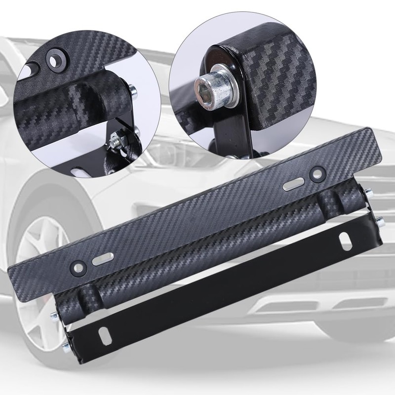 JY Sdyl Universal Flip-Up Front License Plate Frame Bracket Holder