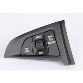 GM Genuine Parts 22825473 Jet Black and True Red Cruise Control Switch