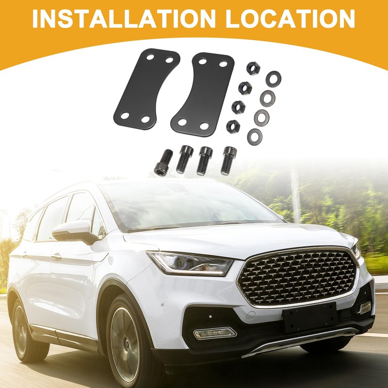 Partuto Riser Lift Bracket Adapter Set - for Harley-Davidson Metal