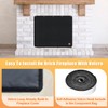 Magnet Fireplace Cover, Fireproof Fireplace Draft Blocker, Fireplace Blanket for
