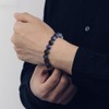 Natural Stone Beads Bracelet for Men - GENASTO Protection Crystal