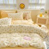 4pcs Duvet Cover Set- 100% Cotton Comfort Duvet Cover Set,a