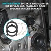 NuIth for Subaru 6.5 Inch Rear Door Speaker Adapter Bracket