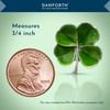DANFORTH – Green Four Leaf Clover Lapel Pin, Shamrock Pin,
