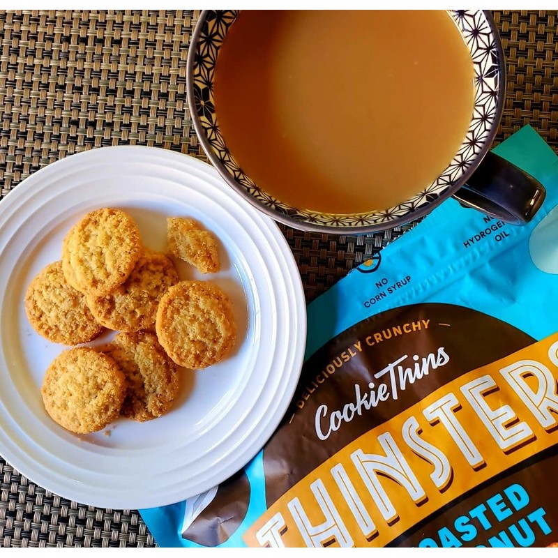 Thinsters Toasted Coconut Biscuits Sweet and Delicious Net Wt. 16