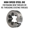 Drill America 1/4"-20 UNC Tap and Die Kit, HSS Plug
