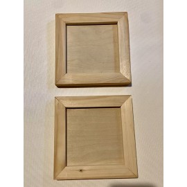 Unbranded Wooden Frame for DIY Art Painting Picture Frames Home Decor Lot Of 2 Unfinished