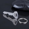 Sanrenmu Keychain EDC Multi Tools Kit with Nail Puller Bottle