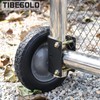 TIBEGOLD 8 Inch Heavy Duty Rubber Caster Wheel, Gate Helper