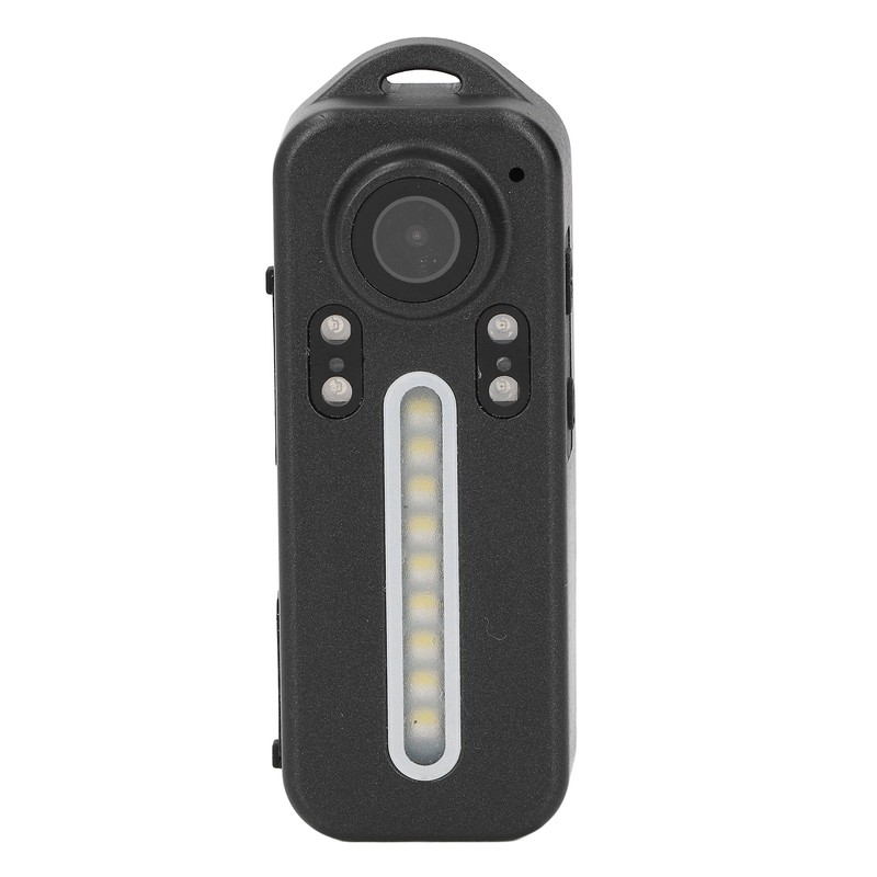 Portable Video Recorder 1080P LED Fill Light Back Clip Night