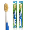 Mouthwatchers Floss Cerdas Plateadas Cepillo de Dientes para Adulto, 2
