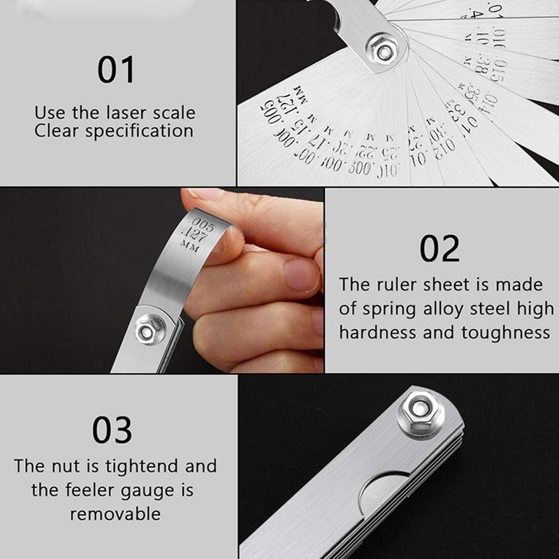 Feeler Gauges for Valves | Stainless Steel 32X Guitar Feeler