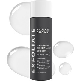 Paula's Choice Skin Perfecting - Líquido salicílico exfoliante 2% BHA, exfoliante facial para puntos negros, poros grandes, arrugas y líneas finas